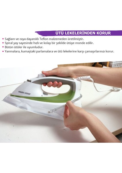 Teflon Yanmaz Yapışmaz Ütü Altlığı Tabanlık fırsatları