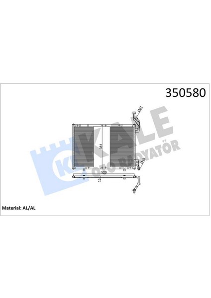 Klima Radyatoru Ford B Max 12 Fiesta Vi 1.6 Tdci 12 mt - Kurutucu Yok 18051