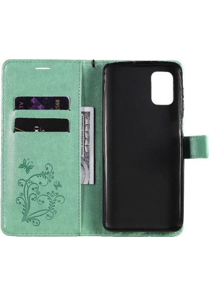Samsung Galaxy M51 Pu Deri Flip Kickstand Manyetik Kapak Kapak (Yurt Dışından)