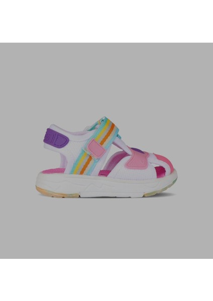 Flow Iı Kız Çocuk Beyaz-Pembe Phylon Sandalet