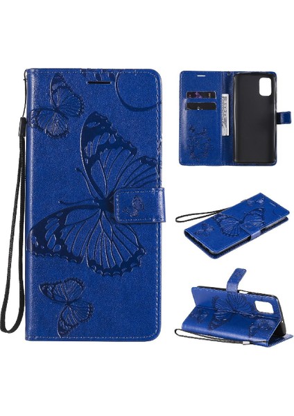 Samsung Galaxy M51 Pu Deri Flip Kickstand Manyetik Kapak Kapak (Yurt Dışından)