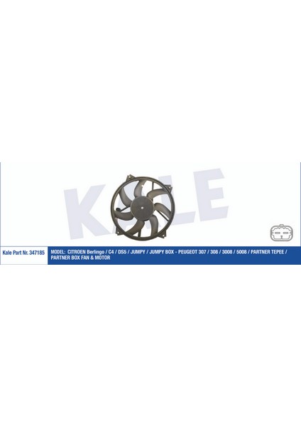 Fan Motoru [ Citroen C4 , C4 Picasso , C4 Ii , Berlingo Iii , Ds4 , Ds5 , Peugeot 307 Ym , 308 , 3008 , 5008 , Partner Tepe , Rcz 1.6hdi ] 18051