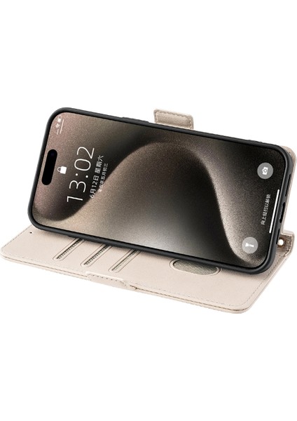 iPhone 15 Pro Için Deri Kılıf Rfıd Engelleme Koruyucu Cüzdan Telefon Kapağı-Beyaz (Yurt Dışından) indirimleri