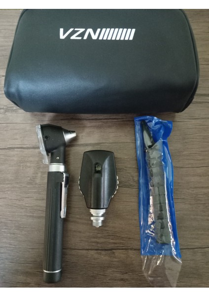 Otoskop Oftalmaskop Set (Beyaz Işıklı)