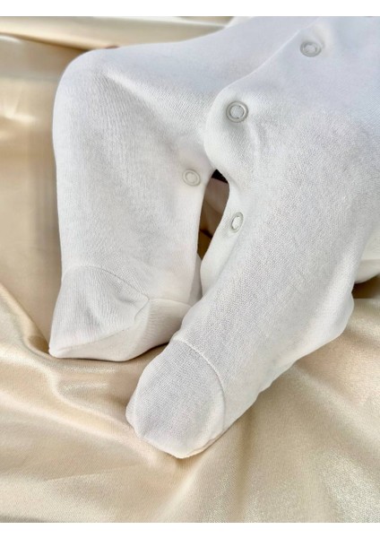 Prematüre Kız Bebek Minik Dinazor Nakışlı Tulum ve Şapka