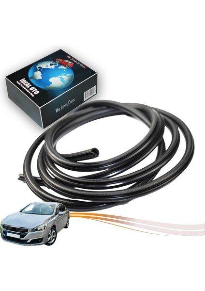Peugeot 508 2010-2018 Için Sunroof Fitili / Kauçuk Lastik Keçesi