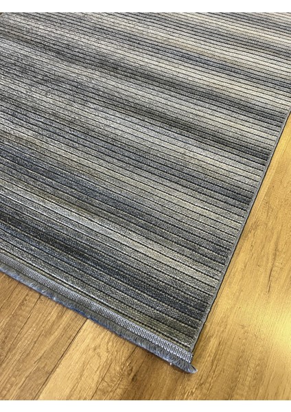 Mavi Çizgili Kilim - Retro Mutfak ve Koridor Halısı - Cool 402 modelleri