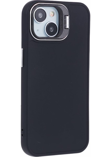 iPhone 15 Için Silikon Kılıf Lens Çubuğu Düşmeyi Önleyici Telefon Kapağı-Siyah (Yurt Dışından) fiyatları