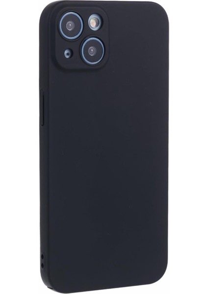 iPhone 14 Plus Telefon Kılıfı Için Cilt Dokunuşlu Ka Kaplamalı Sert Pc Telefon Arka Kapağı-Siyah (Yurt Dışından)