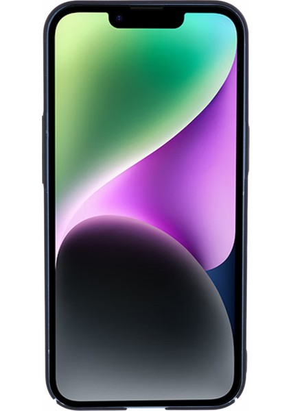 iPhone 14 Plus Telefon Kılıfı Için Cilt Dokunuşlu Ka Kaplamalı Sert Pc Telefon Arka Kapağı-Siyah (Yurt Dışından)