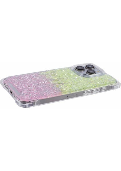 iPhone 15 Pro Max Için Telefon Kılıfları Degrade Çift Renkli Tpu+Akrilik Telefon Arka Kapakları-Sarı+Pembe (Yurt Dışından) indirimleri