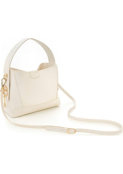 Tekno Trust İmitasyon Deri Iç Cüzdanlı Kadın El ve Omuz Çantası Dokuma Suni Deri Bej Tüm Yaş Grupları 100% Suni indirimleri