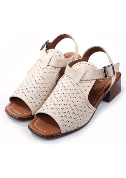 FRZN-1613 Kadın 4,5 cm Topuklu Yazlık Ayakkabı fiyatları