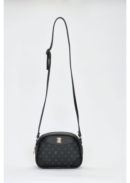 Tekno Trust Suni Deri Siyah Monogram Kadın Omuz Çantası 05PO22Y1534 Suni Deri 0 -1 L Dokuma Casual/günlük Basi fiyatları