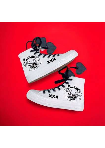 Tatlı Cimanno Hello Melodik Baskılı Sneaker Spor Ayakkabı fiyatları