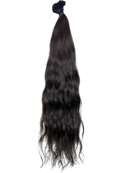 Halit Can HairKing 65cm 2 Numara(Çikolata Kahve)200adet, 120gr ,Mikro Kaynak [100% Gerçek Insan Saçı]