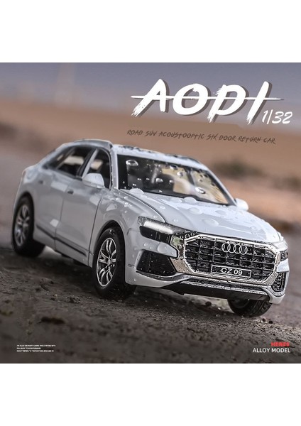 1:32 Audi Q8 Suv Alaşım Araba Modeli Simüle Döküm Metal Oyuncak Araç Araba Modeli (Yurt Dışından)