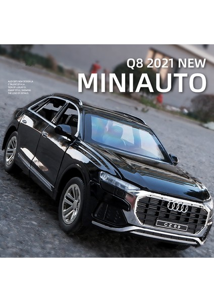 1:32 Audi Q8 Suv Alaşım Araba Modeli Simüle Döküm Metal Oyuncak Araç Araba Modeli (Yurt Dışından)
