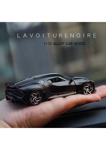 1:32 Bugatti Lavoi Ture Noire Alaşım Araba Modeli Döküm ve Oyuncak Araç Araba Oyuncak (Yurt Dışından)