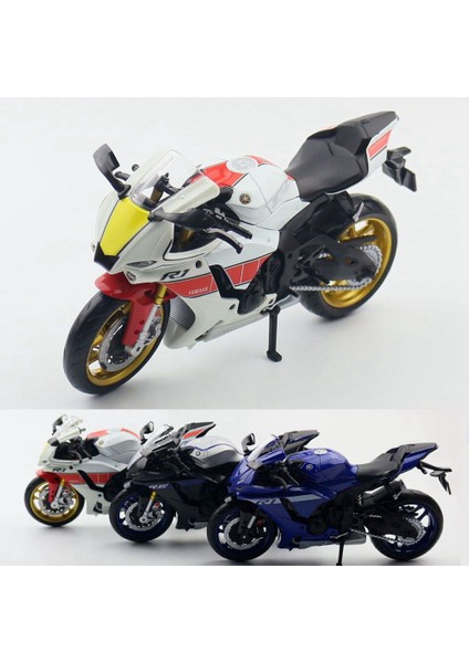 1/12 Yamaha YZF-R1M Oyuncak Motosiklet Rmz City Döküm Metal Modeli (Yurt Dışından)