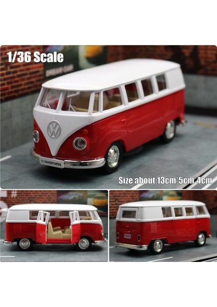 1/36 Volkswagen T1 Samba Otobüs Çocuk Oyuncağı Rmz City Classic (Yurt Dışından)