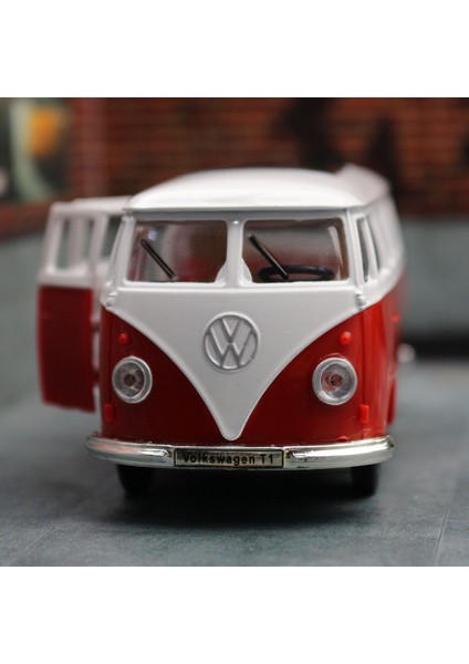 1/36 Volkswagen T1 Samba Otobüs Çocuk Oyuncağı Rmz City Classic (Yurt Dışından)