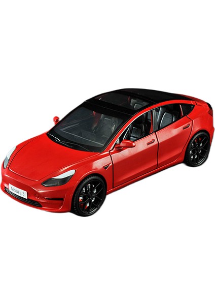 1/24 Tesla Model3 Araba Modeli Oyuncak Araç (Yurt Dışından)