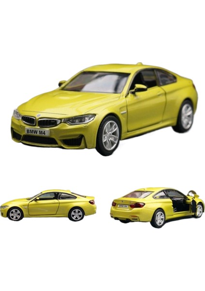 1/36 Bmw M4 Csl G82 Sedan Oyuncak Araba Minyatür Model Rmz Şehir Serbest Tekerlek (Yurt Dışından)