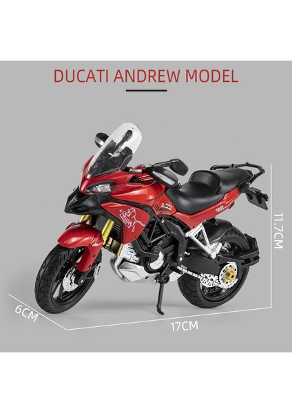 1/12 Ducati Mts Enduro Döküm Motosiklet Modeli Oyuncak Araç Serisi (Yurt Dışından) fiyatları