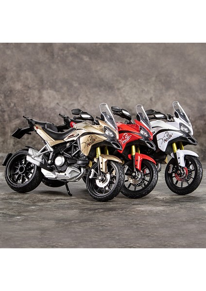 1/12 Ducati Mts Enduro Döküm Motosiklet Modeli Oyuncak Araç Serisi (Yurt Dışından) modelleri