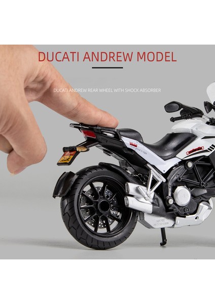 1/12 Ducati Mts Enduro Döküm Motosiklet Modeli Oyuncak Araç Serisi (Yurt Dışından) fırsatları