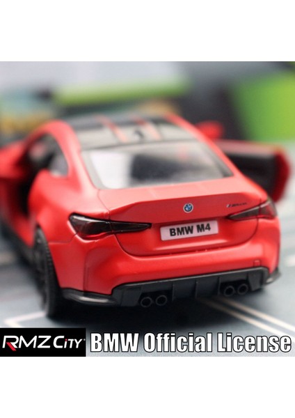 1/36 Bmw M4 Csl G82 Sedan Oyuncak Araba Minyatür Model Rmz Şehir Serbest Tekerlek (Yurt Dışından)