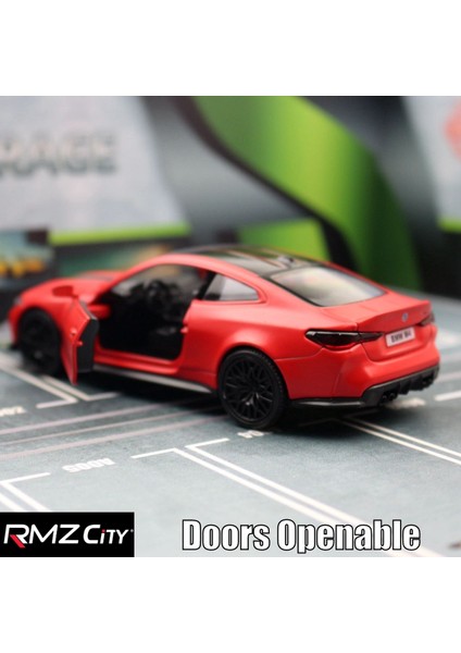 1/36 Bmw M4 Csl G82 Sedan Oyuncak Araba Minyatür Model Rmz Şehir Serbest Tekerlek (Yurt Dışından)