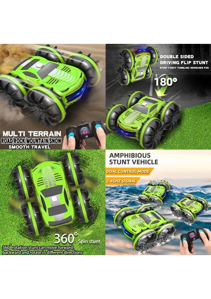 Uzaktan Kumandalı Tekne - Çocuklar Için Rc Araba Oyuncakları 2,4 Ghz Amfibi Su Geçirmez Gösteri Arabaları 4WD Canavar Kamyon Aracı 360° Her Arazide Su Plaj Havuz Oyuncak Erkek Kız (Yurt Dışından) fiyatları