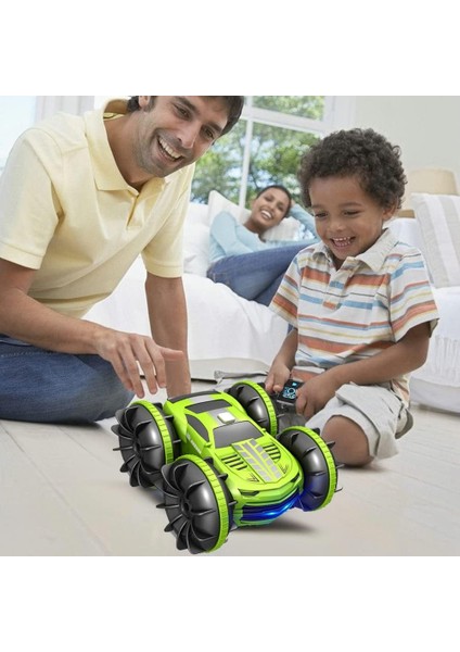 Uzaktan Kumandalı Tekne - Çocuklar Için Rc Araba Oyuncakları 2,4 Ghz Amfibi Su Geçirmez Gösteri Arabaları 4WD Canavar Kamyon Aracı 360° Her Arazide Su Plaj Havuz Oyuncak Erkek Kız (Yurt Dışından) modelleri