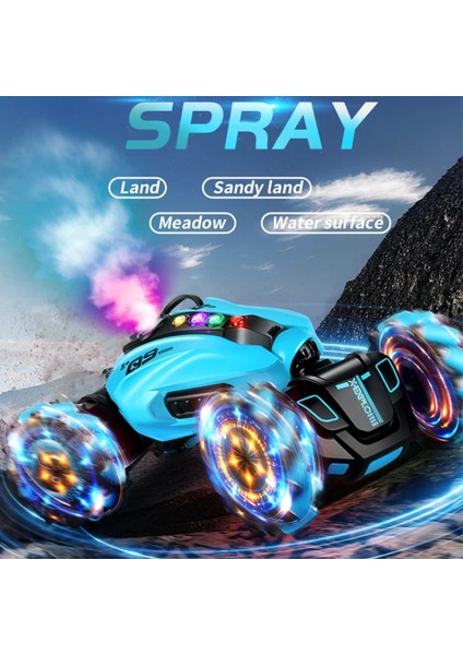 Uzaktan Kumandalı Araba 2.4g Süper Dublör Büküm Araba Sprey Saati Çift Kontrol Sprey Işığı Çoklu Tırmanma Fonksiyonu Uzaktan Kumandalı Oyuncak (Yurt Dışından) fiyatları