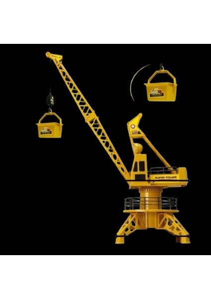 Uzaktan Kumandalı Kamyon Çocuk Elektrikli Uzaktan Kumandalı Kule Vinci Modeli Iş Makinesi Simülasyon Vinci (Yurt Dışından)