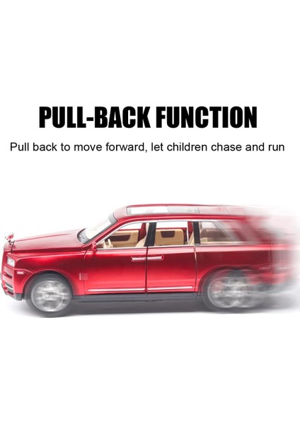 1/24 Rolls-Royce Cullinan Model Araba, Alaşım Döküm Koleksiyon Geri Çekin Oyuncak Araba Ses ve Işık ile Çocuklar Için Erkek Kız Doğum Günü Hediyesi (Yurt Dışından) fırsatları