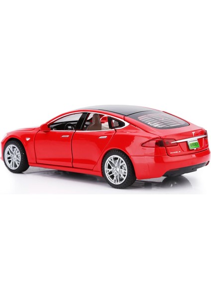 Boutiques Oyuncak Arabalar Model S Kapısı Açık Işık ve Ses ile Döküm Metal Model Arabalar Erkek ve Kız Çocuklar Için Geri Çekin Araba Oyuncakları 3-12 Yaş (Kırmızı) (Yurt Dışından) modelleri