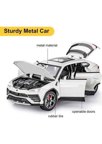 Erkek Çocuklar Için Oyuncak Arabalar Lambo Urus Araba Oyuncakları 3 4 5 6 7 8 Yaşındaki Erkek Çocuklar Için Metal Arabalar Işıklı ve Sesli Doğum Günü Hediyeleri ile Pres Döküm Mod (Yurt Dışından) fiyatları