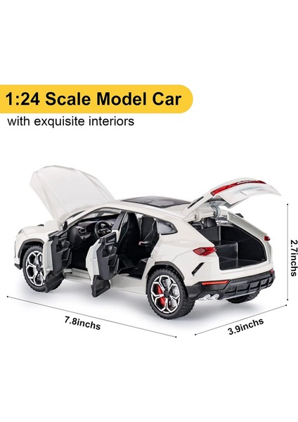 Erkek Çocuklar Için Oyuncak Arabalar Lambo Urus Araba Oyuncakları 3 4 5 6 7 8 Yaşındaki Erkek Çocuklar Için Metal Arabalar Işıklı ve Sesli Doğum Günü Hediyeleri ile Pres Döküm Mod (Yurt Dışından) modelleri