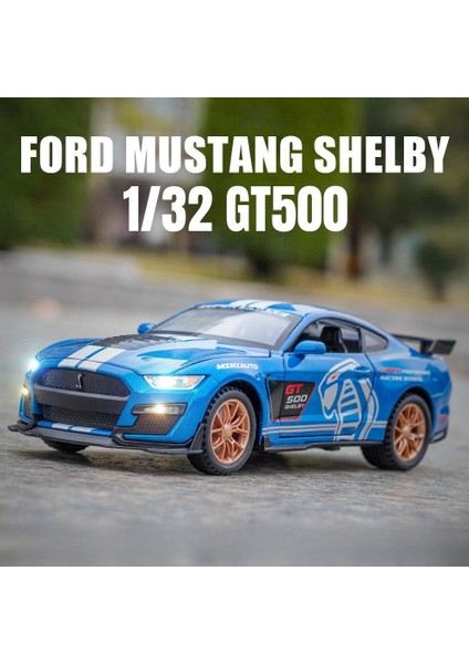 1/32 Ford Shelby GT500 GT350 Çocuk Oyuncak Araba Döküm Metal Minyatür Model (Yurt Dışından) modelleri