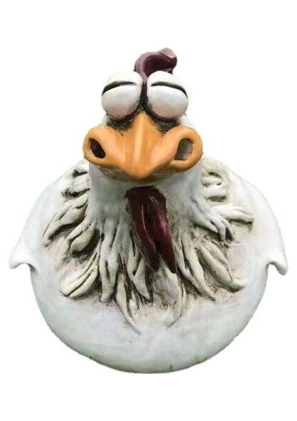 Büyük Tavuk Büyük Gözlü Ifade Tavuk Reçine El Sanatları Süsler Avlu Çiftlik Dekorasyonu (Yurt Dışından) fiyatları