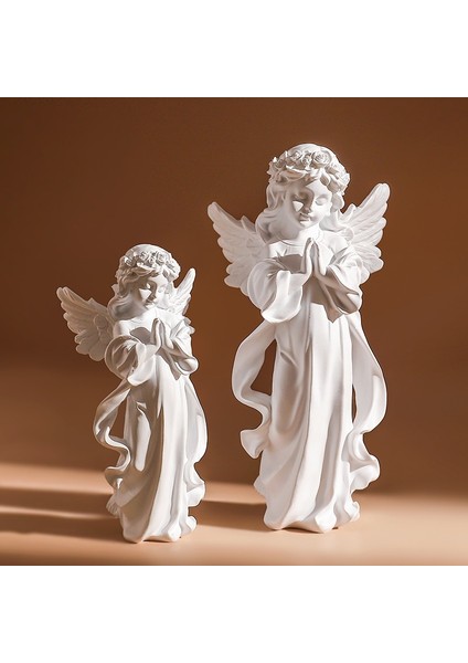 Melek Alice Küçük Kız Heykeli Reçine El Sanatları Masaüstü Ev Mobilyaları Dekorasyon (Yurt Dışından) fiyatları