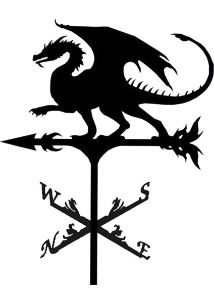 Weather Vane Açık Çiftlik Ahır Sahne 20ınch Ejderha (Yurt Dışından)