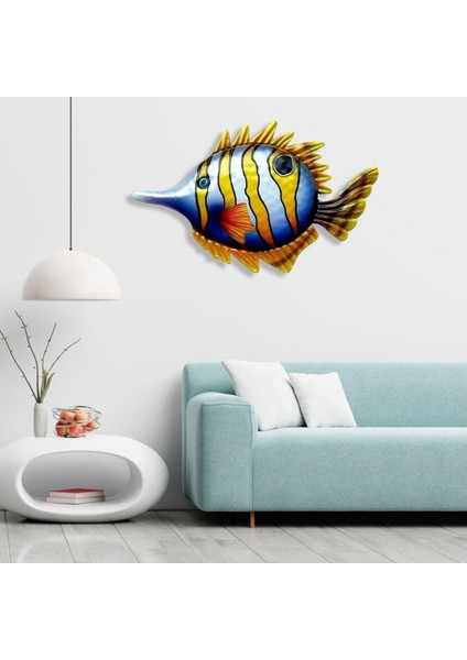 Metal Süsler Tropikal Hayvanlar Balık Duvar Asılı Ev Dekor (Yurt Dışından) modelleri