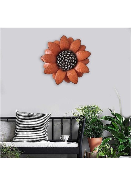 13 Inç Bahçe Duvar Asılı Heykel Dekorasyonu Turuncu (Yurt Dışından) fiyatları