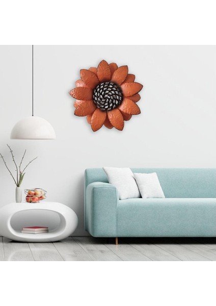 13 Inç Bahçe Duvar Asılı Heykel Dekorasyonu Turuncu (Yurt Dışından) modelleri