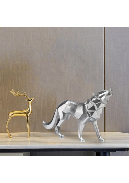 Geometrik Hayvan Ev Dekorasyonu Totem Kurt Ofis Dekoru (Yurt Dışından) fiyatları