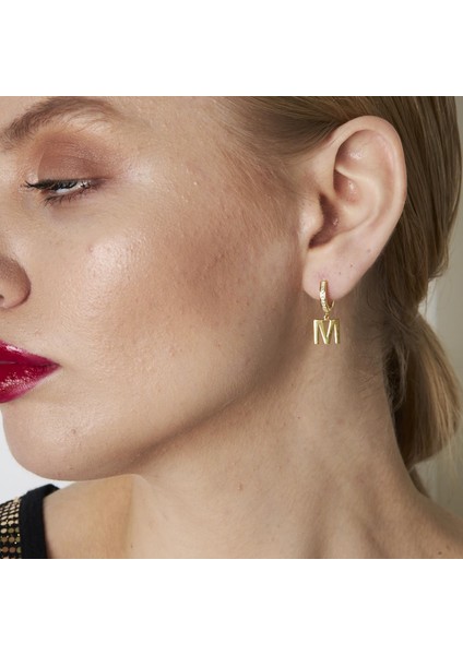 Basit Harf Küpeleri modelleri